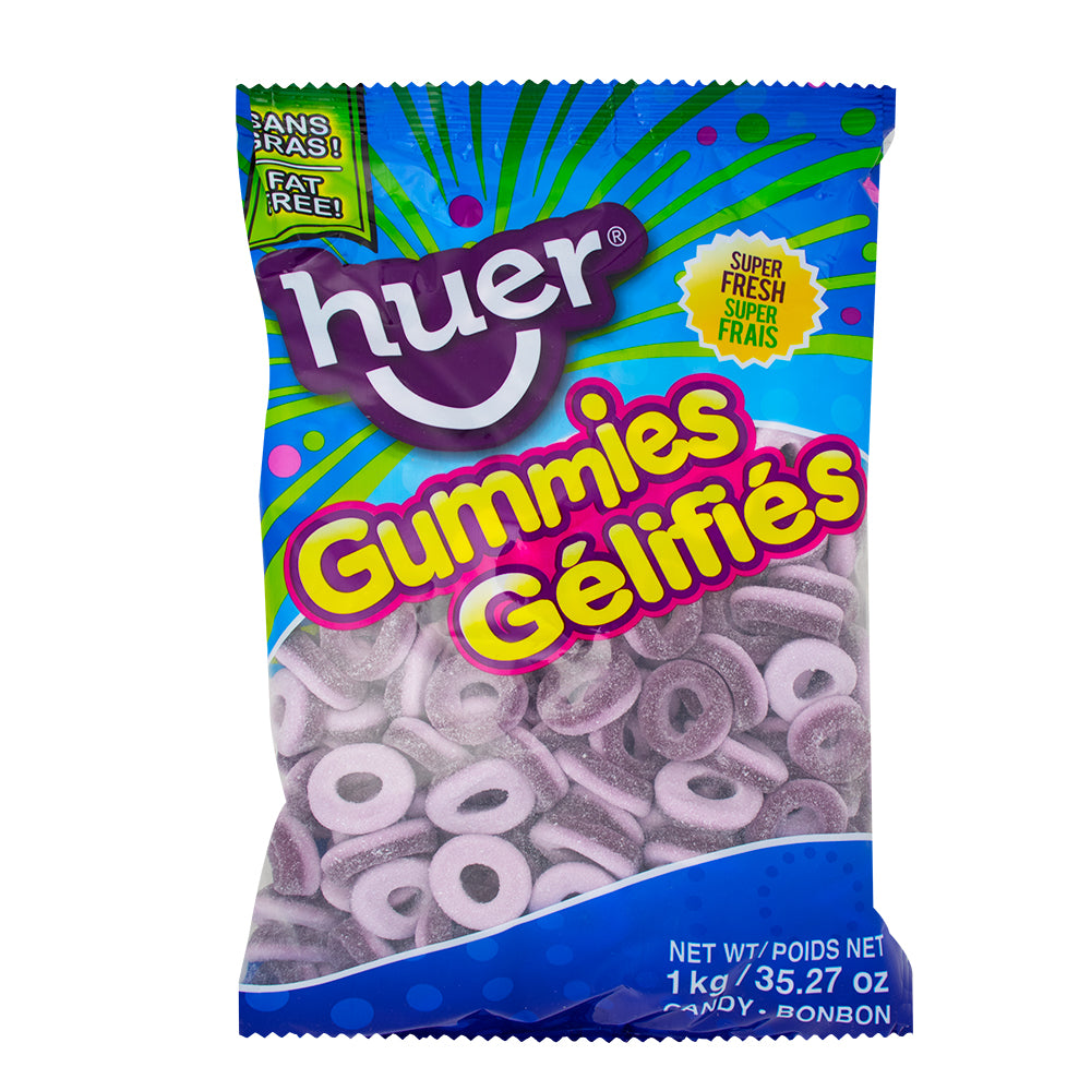 Huer Grape Rings Gummies - 1kg