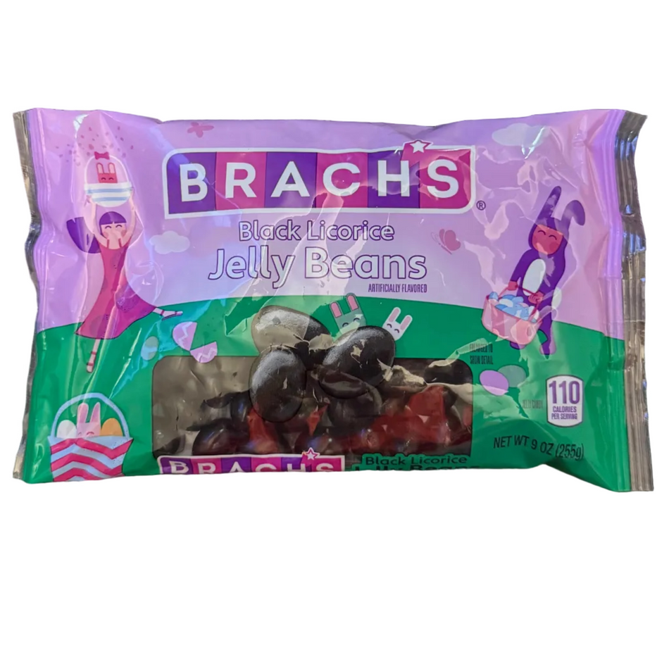 Brach's Black Licorice Jelly Beans - 9oz