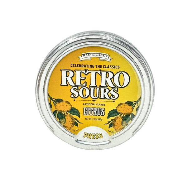 Vintageフルーツハウス村3点 90s Iconic Retro Sours Citrus - 2.12oz | Candy Funhouse – Candy