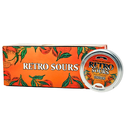 Iconic Retro Sours Tangerine Tin - 2.12oz