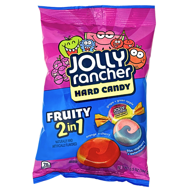Jolly Rancher Fruity Hard Candy 2in1 - 6.5oz | Candy Funhouse