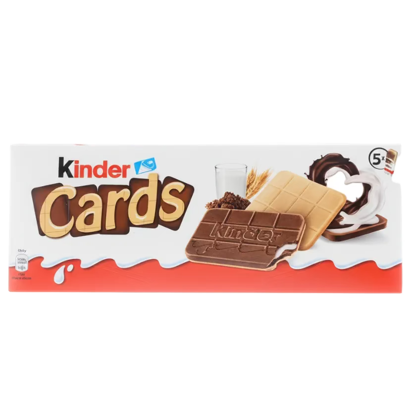 Kinder Cards 5 Pack - 128g