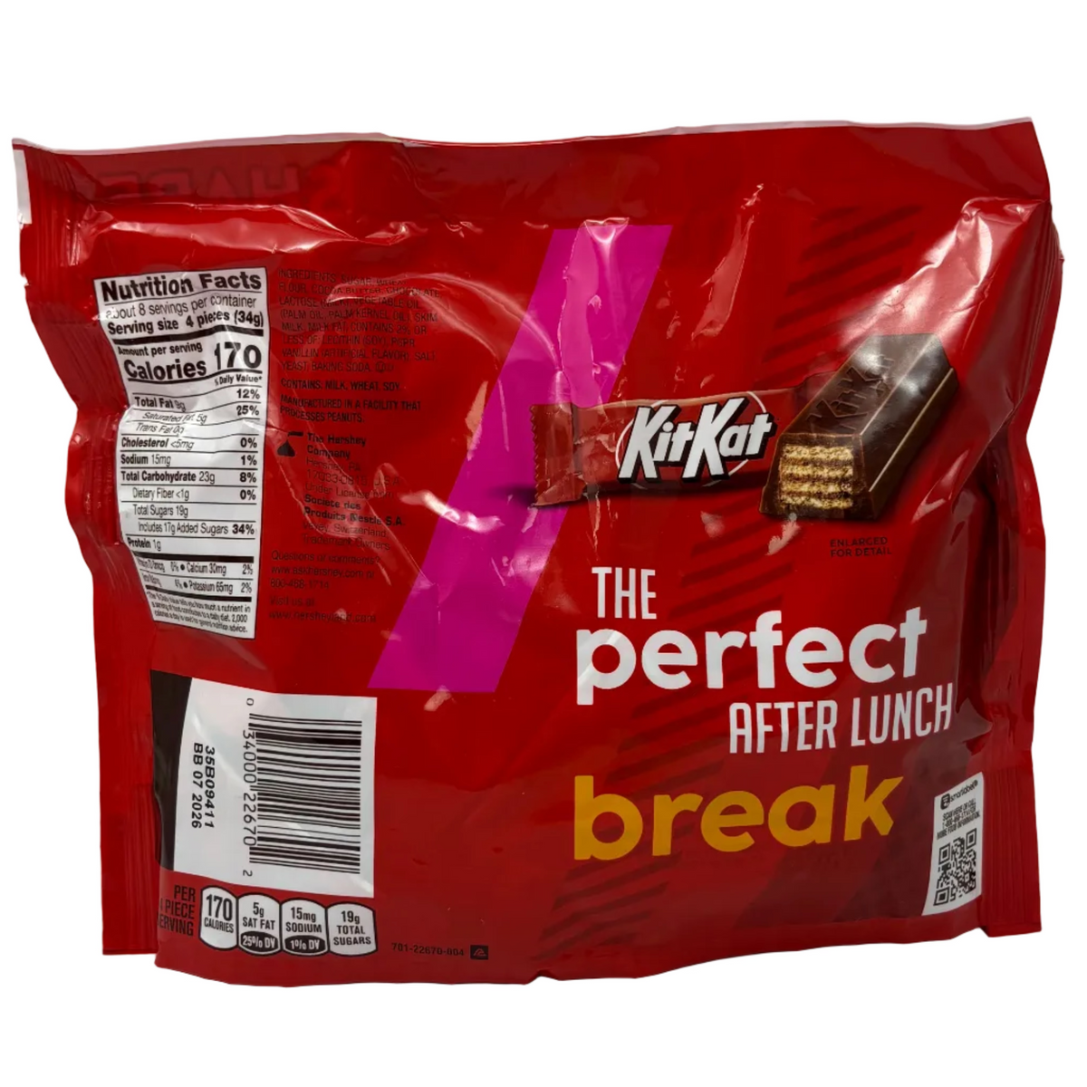 Kit Kat Minis Share Size - 10.1oz Ingredients