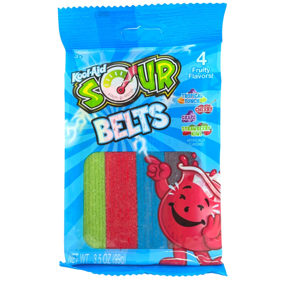 Kool-Aid Sour Belts - 3.5oz-Sour candy-Kool Aid-Kool Aid flavors 