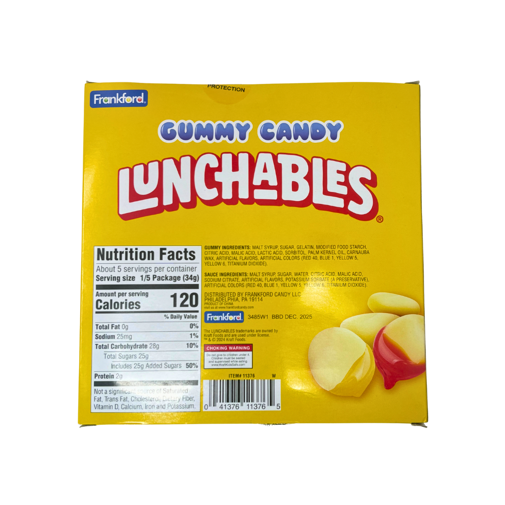 Gummy Candy Lunchables Nachos - 6.2oz