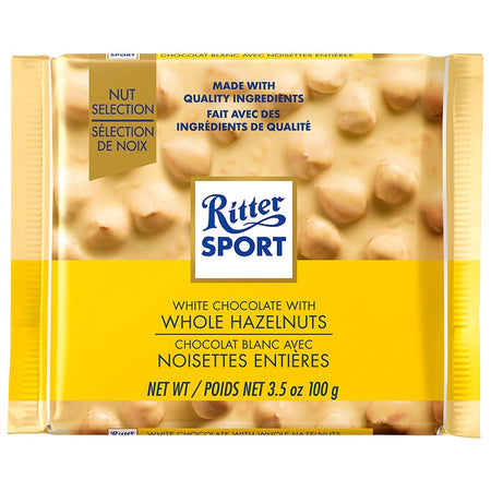 Ritter Sport - White Chocolate with Whole Hazelnuts