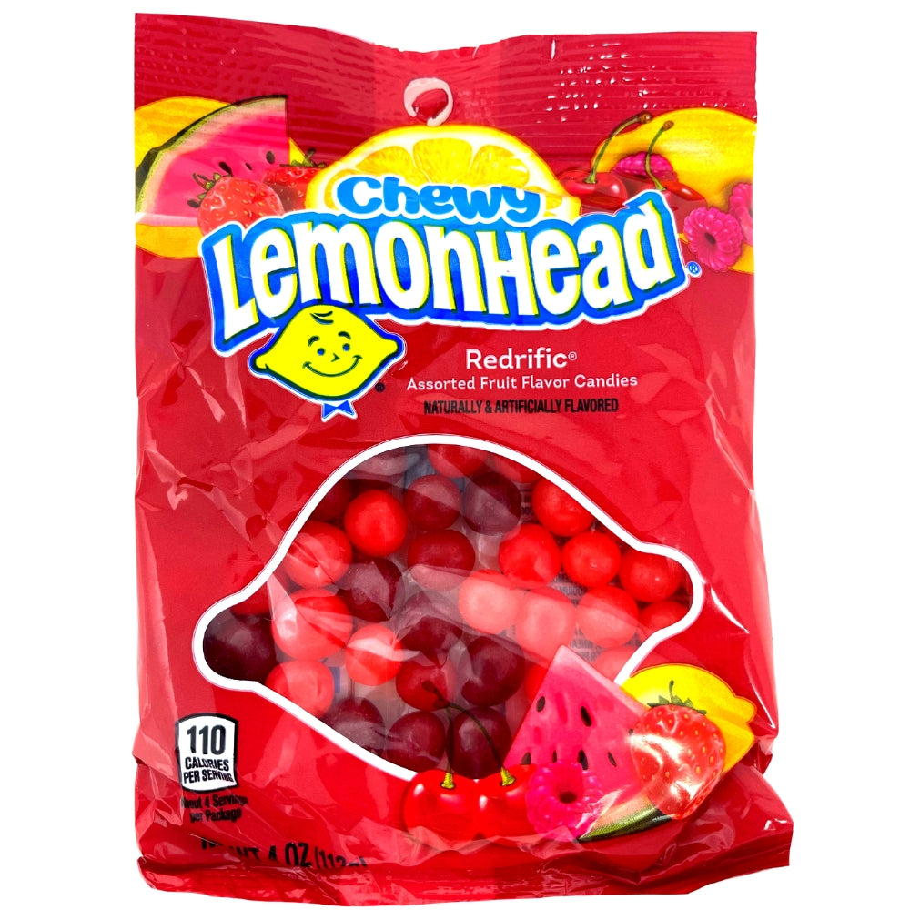 Chewy Lemonhead Redrific Candy - 113g | Candy Funhouse – Candy Funhouse US