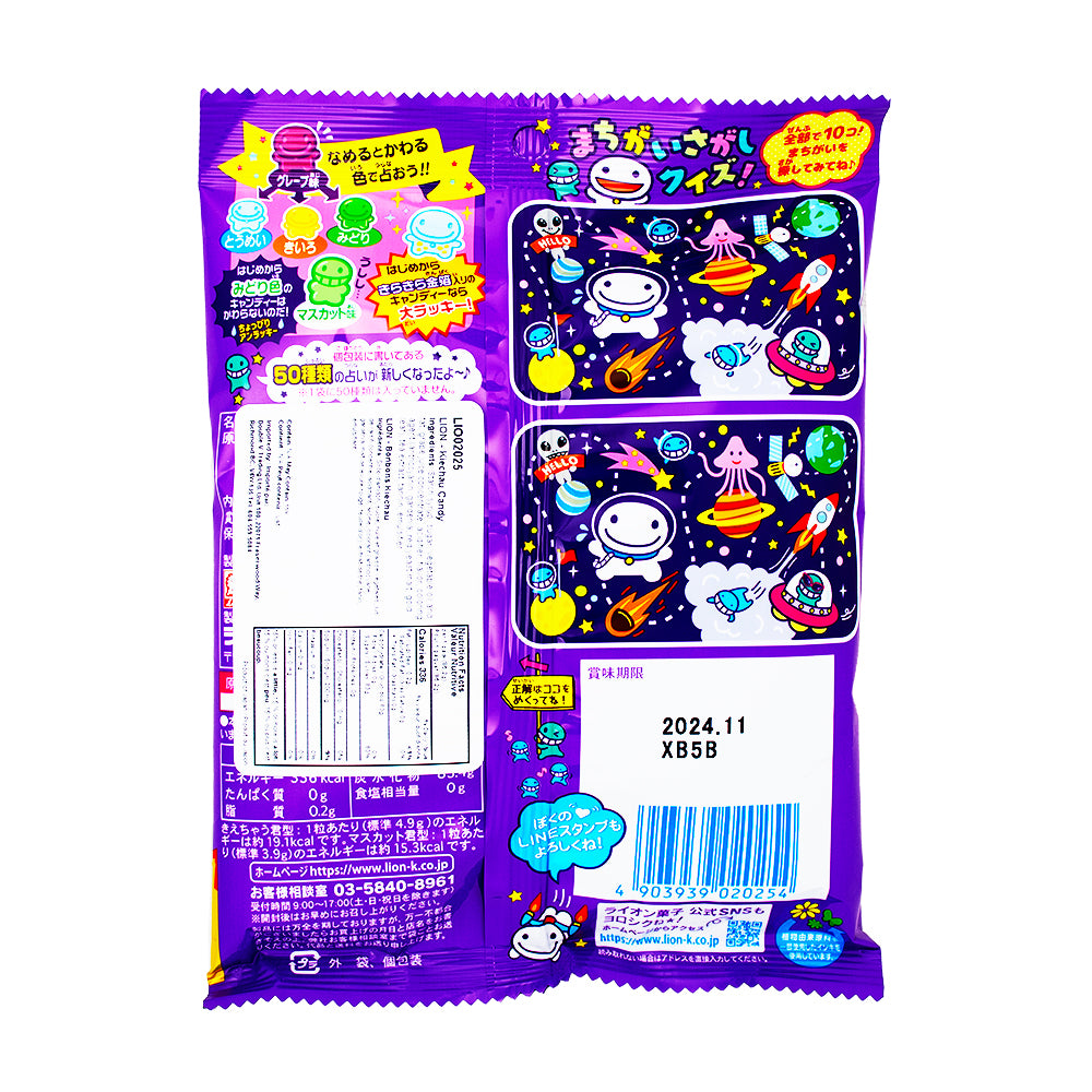Lion Kiechau Grape Colour Changing Candy (Japan) - 95g | Candy