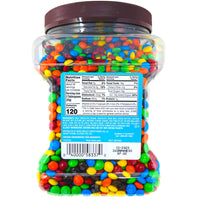 M&M's Mini Bulk Tub ingredients nutrition facts, m&m, m&ms, m&m minis, m&m milk chocolate, bulk candy, m&m bulk candy, bulk m&m