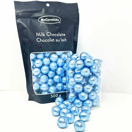 McCormicks Pastel Blue Chocolate Balls - 500g