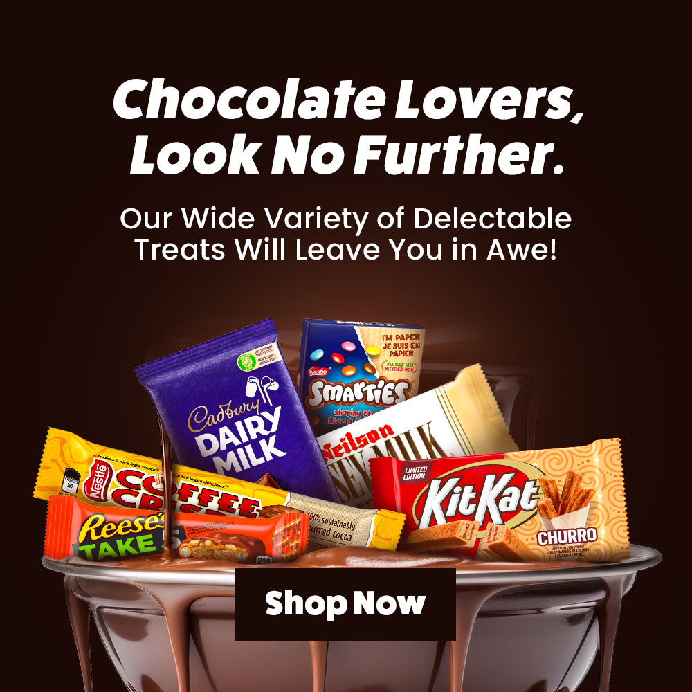 canadian chocolate - american chocolate - canada online candy store - top 10 american chocolate - top 10 canadian chocolate bars