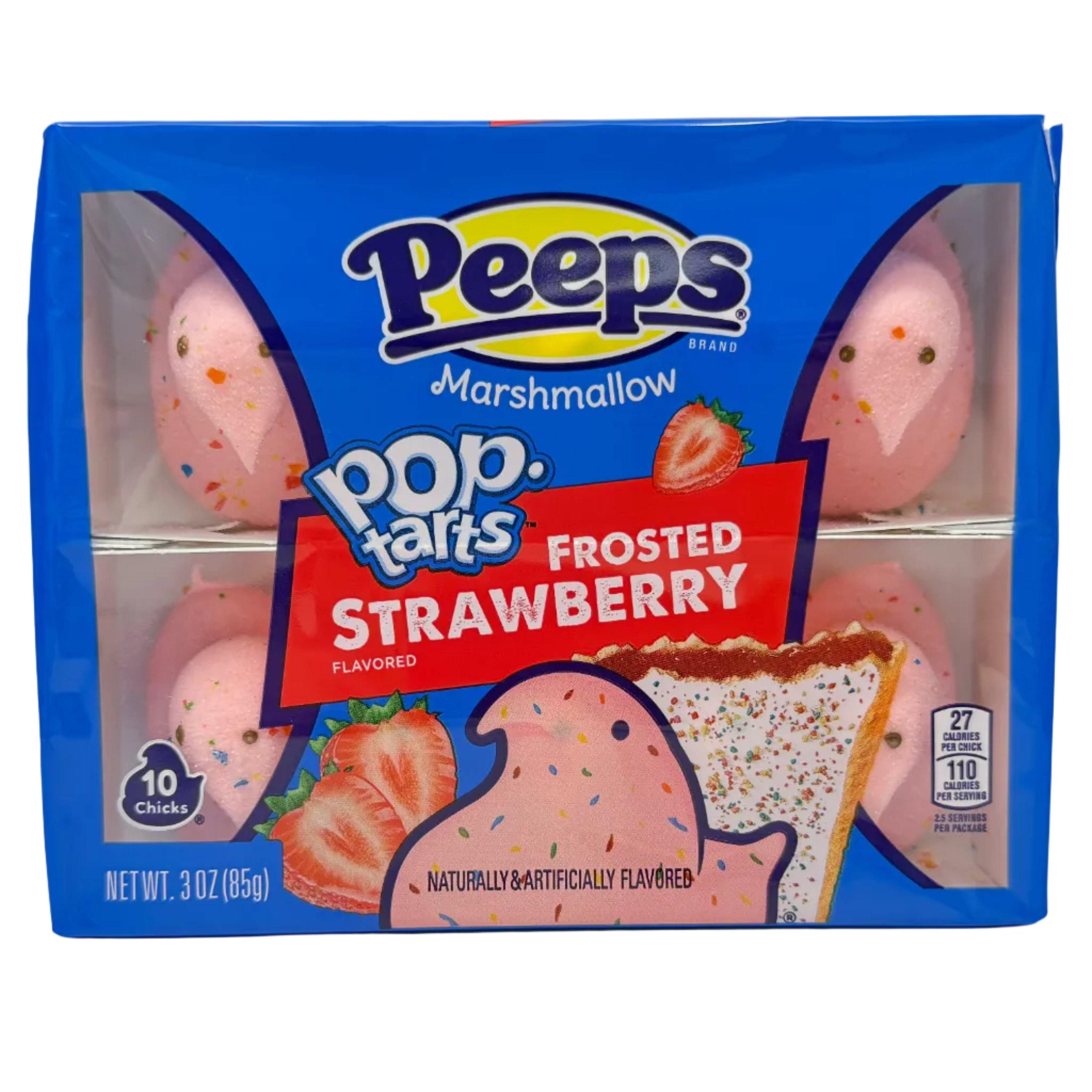 Peeps Chicks Frosted Strawberry Pop-Tarts 10ct - 3oz