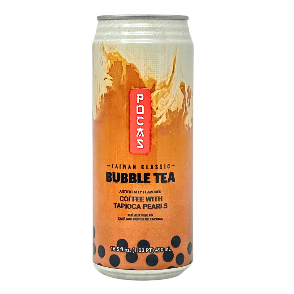 Pocas Bubble Tea with Tapioca Pearls Coffee - 16.5oz