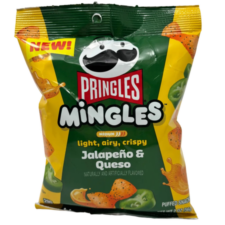 Pringles Mingles Jalapeno & Queso - 2oz