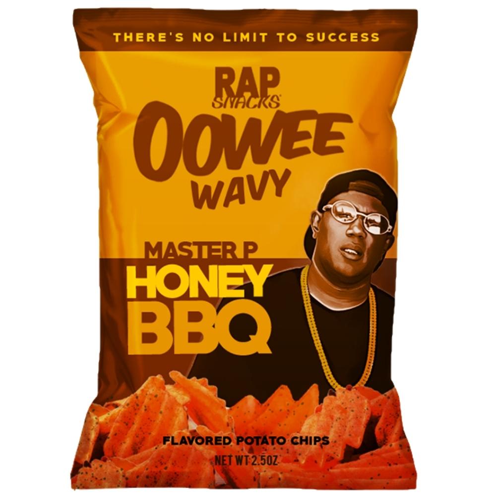 Rap Snacks Master P Oowee Wavy Honey BBQ Chips - 2.5oz, rap snacks, master p rap snacks, rap snacks master p, honey bbq chips