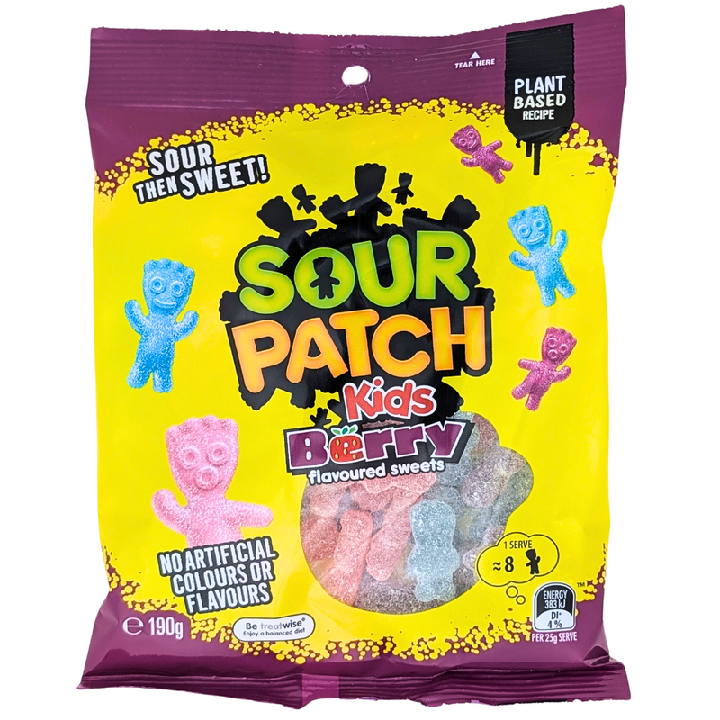 Sour Patch Kids Berry (Australia) - 190g *BB Jun 19 2026*