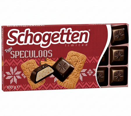 Schogetten Speculoos Dark Chocolate (Germany) - 100g