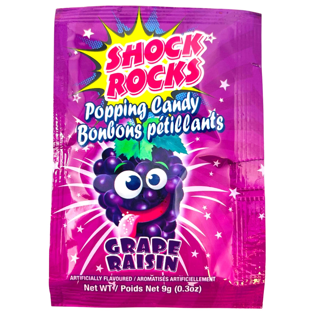 Shock Rocks Grape Popping Candy - 9g