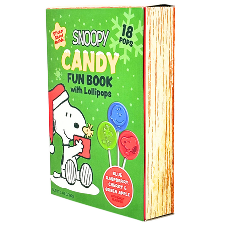 Snoopy Candy Fun Book with Lollipops - 90g