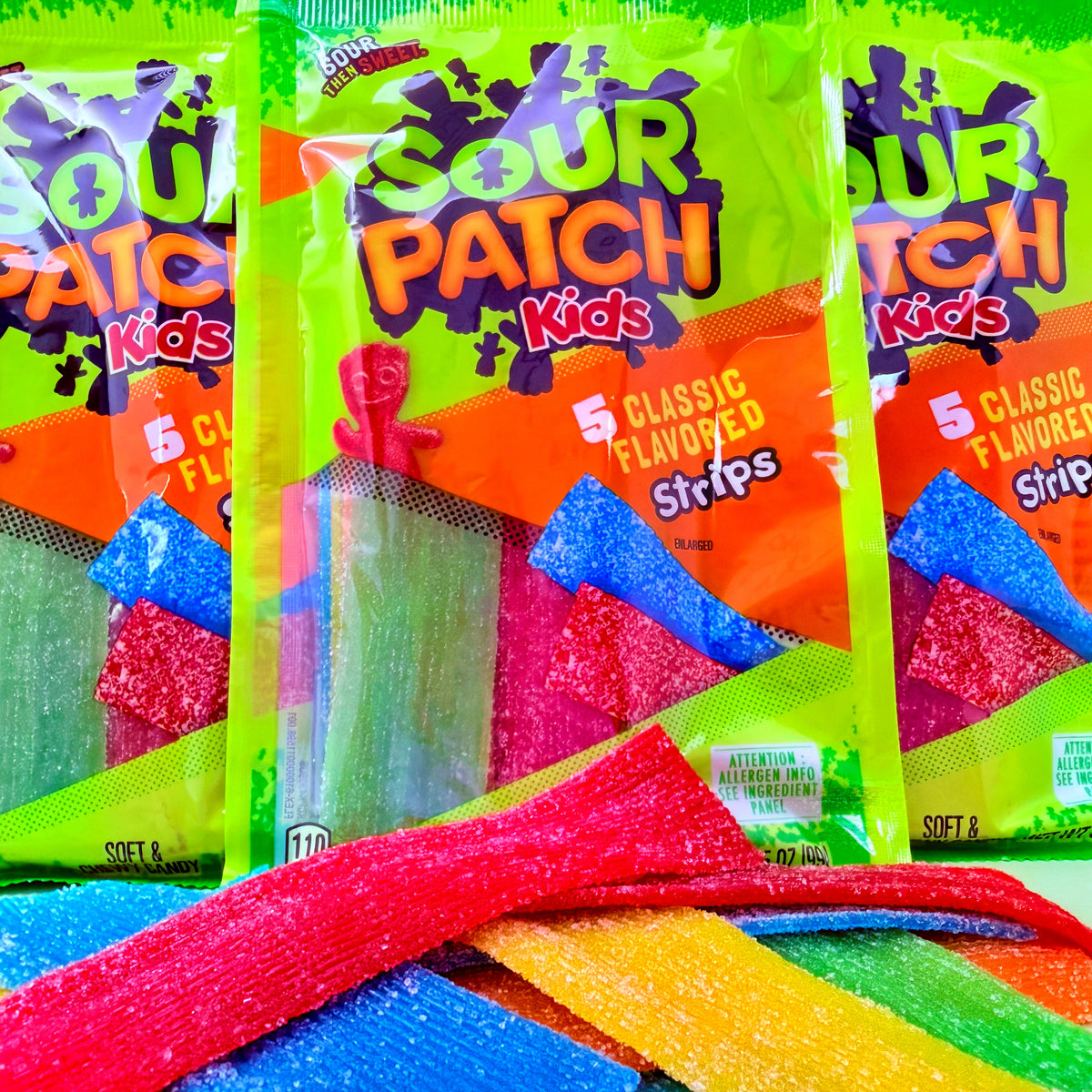 Sour Patch Kids Strips - 3.5oz Strips in front