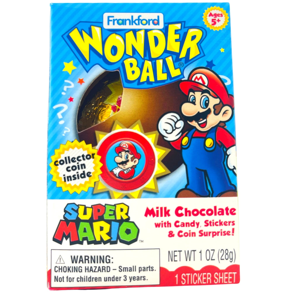 Super Mario Wonder Ball Plus Prize - 1oz-chocolate balls-super mario candy