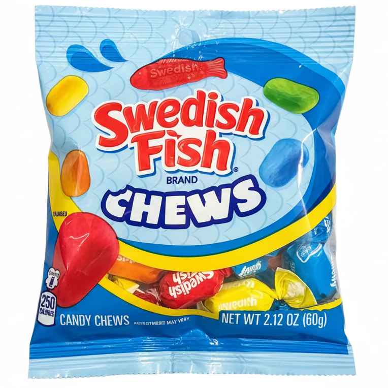 Swedish Fish Chews Assorted - 2.12oz