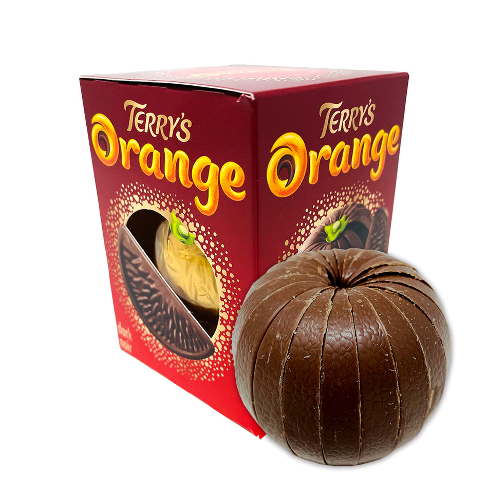 Terry's Dark Chocolate Orange Ball - 157g-Dark chocolate-Chocolate orange-Terry’s-British chocolate