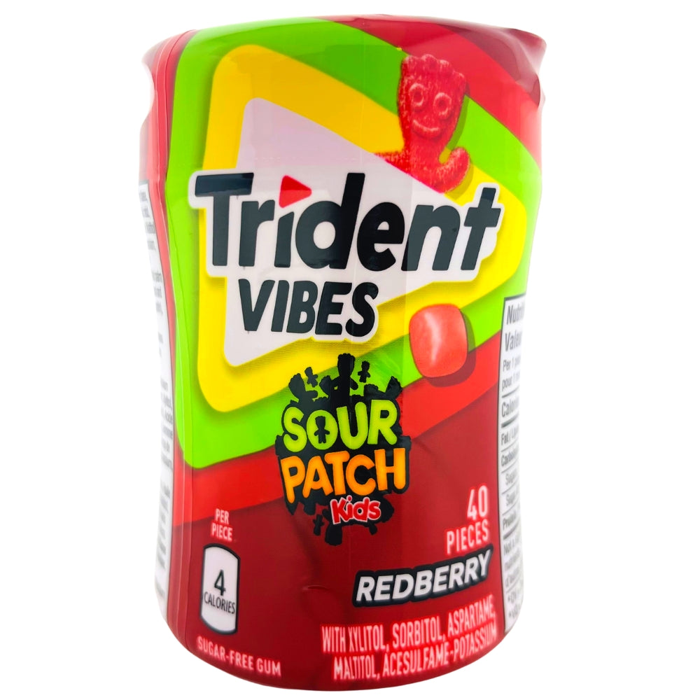 Trident Vibes Sour Patch Kids Redberry - 40pcs