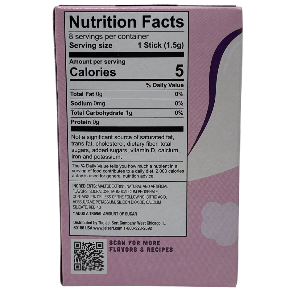 Wyler's Light Singles To Go Drink Mix Cotton Candy Ingredients