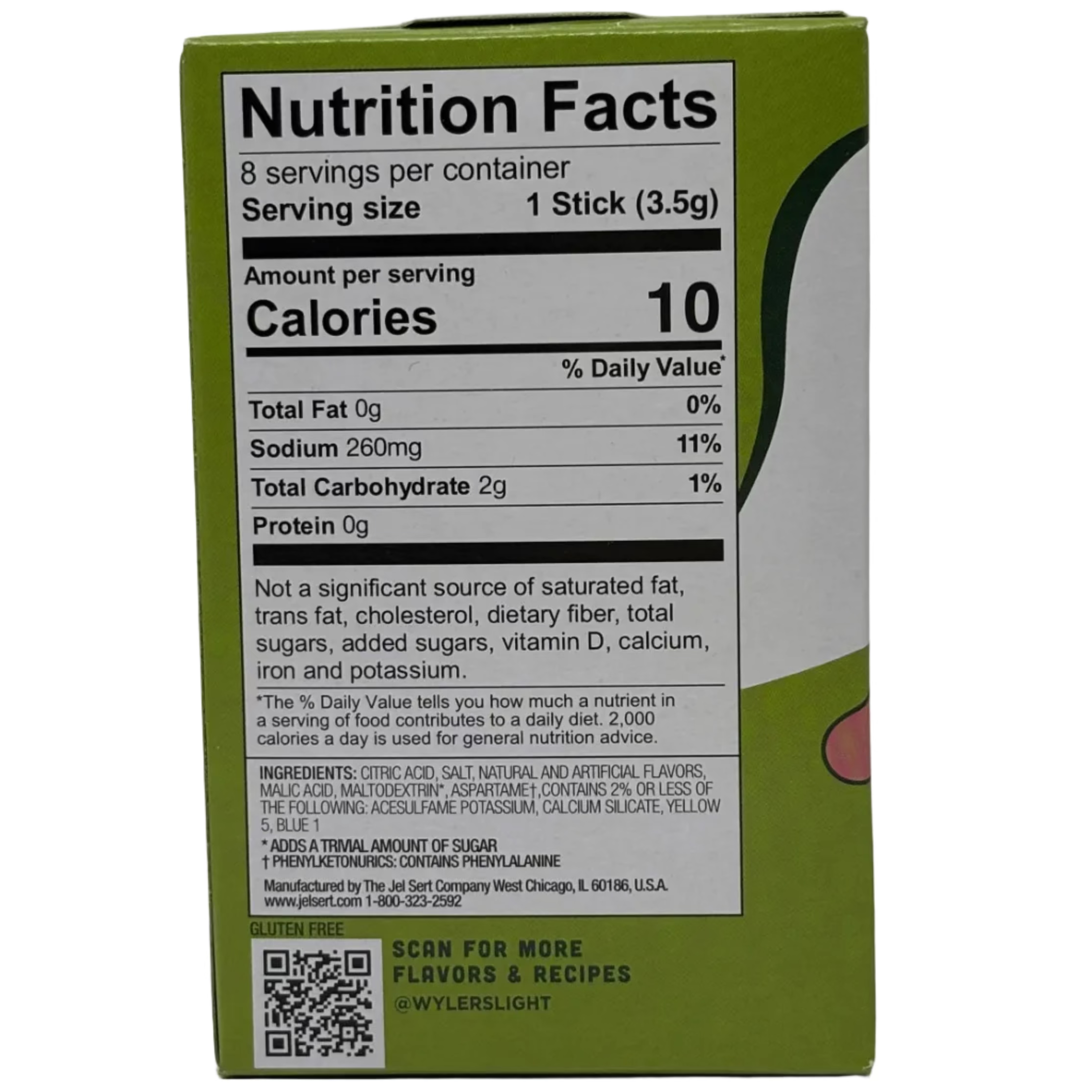 Wyler's Light Singles To Go Drink Mix Picklemonade Ingredients