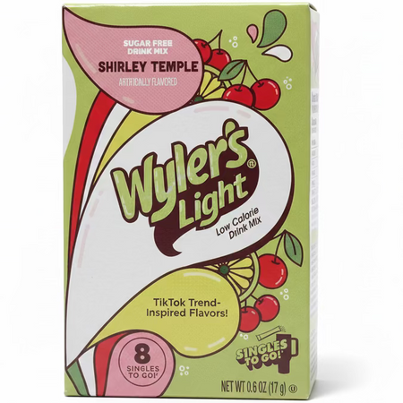 Wyler's Light Singles To Go Drink Mix Shirley Temple