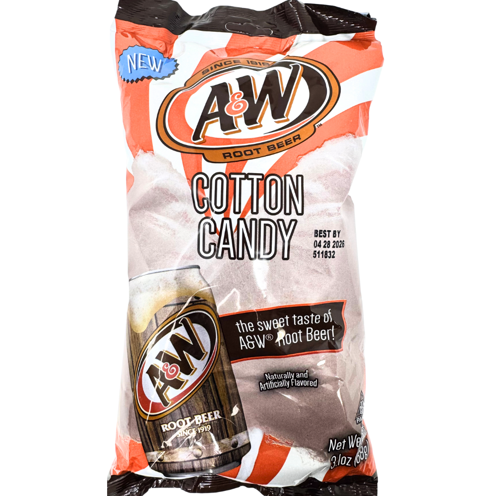 A&W Root Beer Cotton Candy - 3.1oz