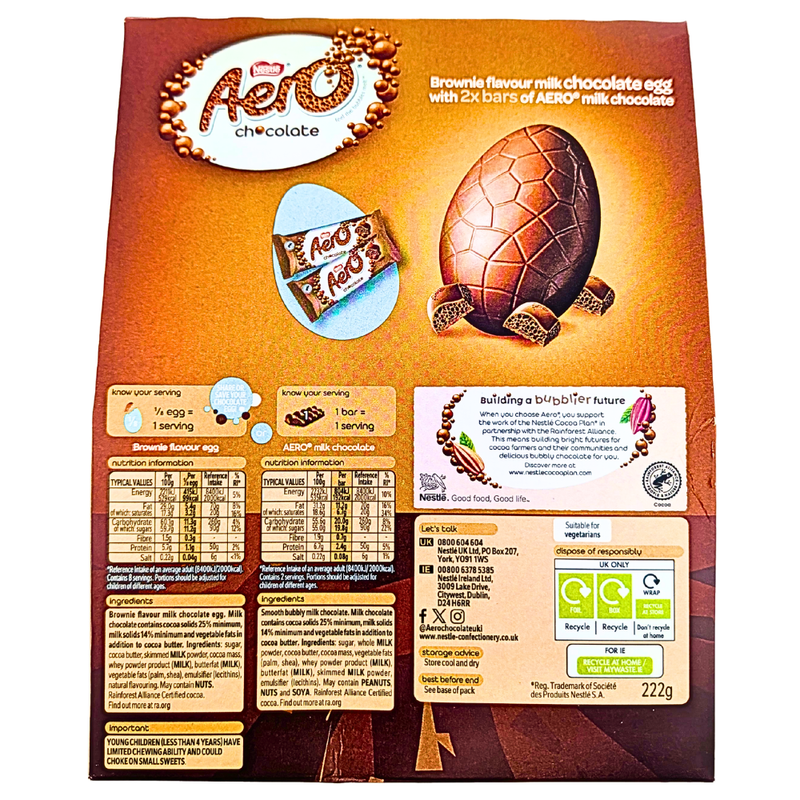 Aero Brownie Flavoured Egg (UK) - 236g