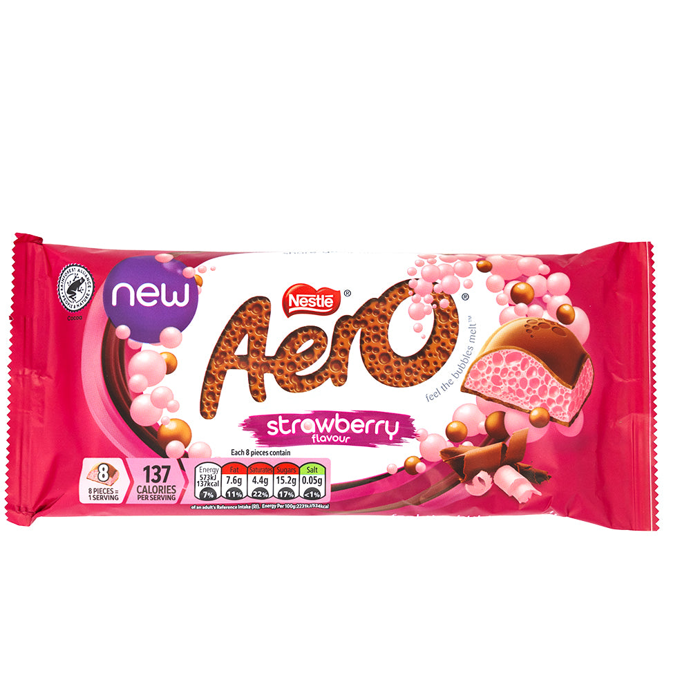 Aero Strawberry Block (UK) - 90g