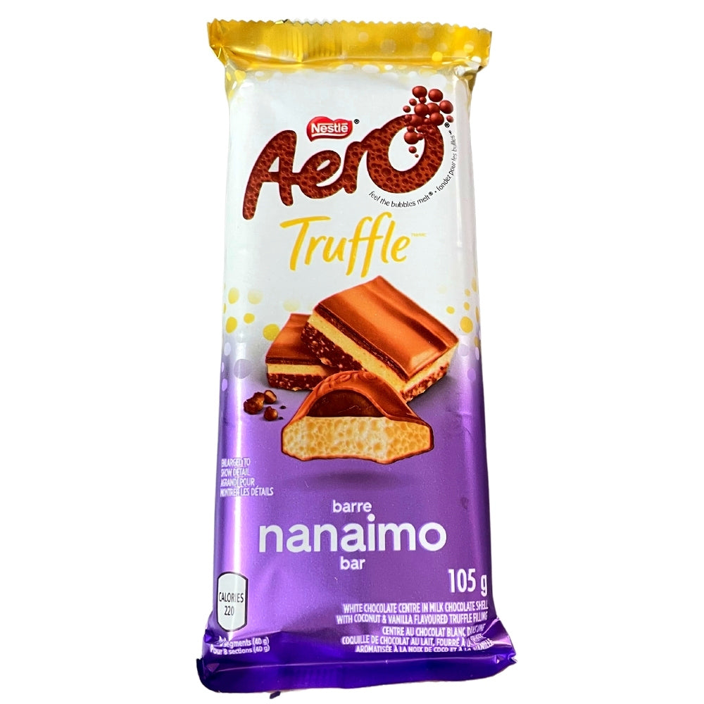 Aero Truffle Nanaimo Chocolate Bar - 105g, Aero Truffle Nanaimo Chocolate Bar, Whimsical Chocolate Experience, Nanaimo Bliss Delight, Aero Chocolate Magic, aero, aero chocolate, aero chocolate bar, nestle chocolate, aero truffle