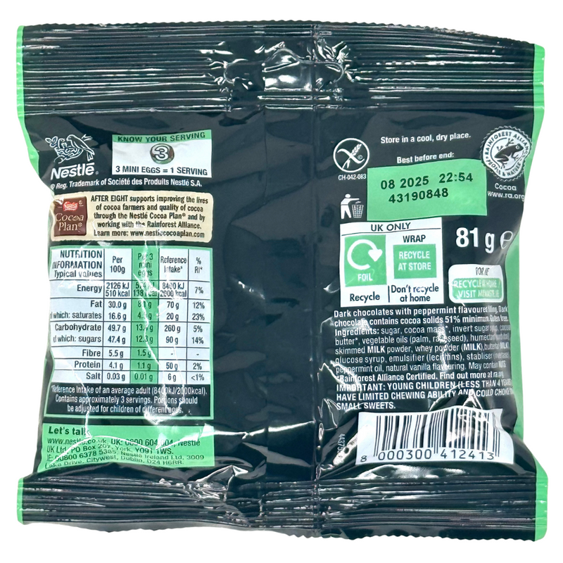 After Eight Mini Eggs (UK) - 81g