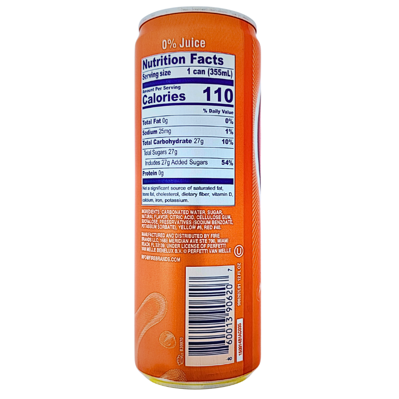 AirHeads Soda Orange - 12oz