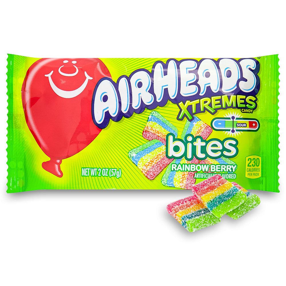 AirHeads Xtremes Bites Rainbow Berry - 2oz