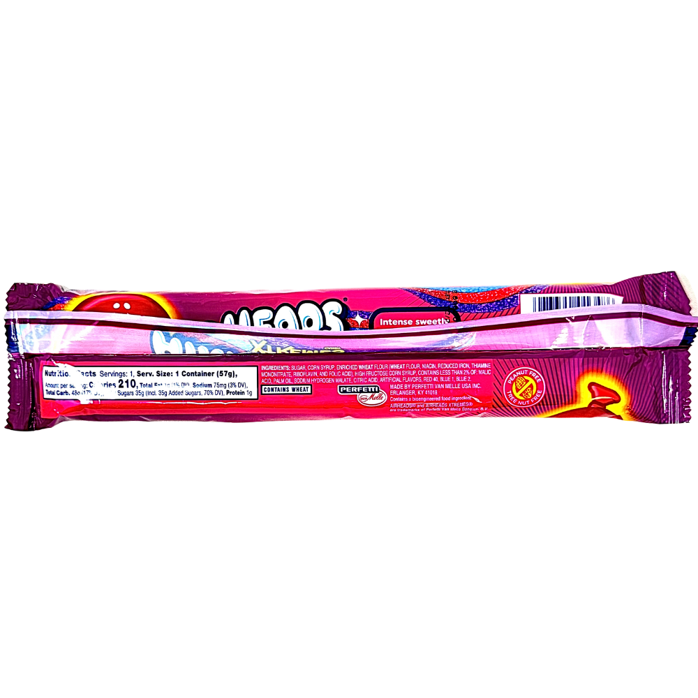 Airheads Xtremes Sour Belts Very Berry - 2oz