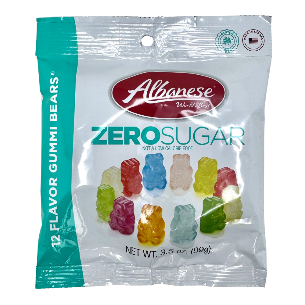 Albanese 12 Flavor Gummi Bears Zero Sugar - 3.5oz