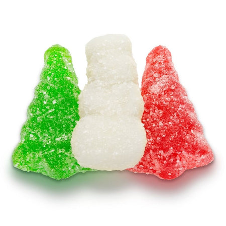 Albanese Christmas Gummi Snowmen & Trees with Snow - 4.5lb