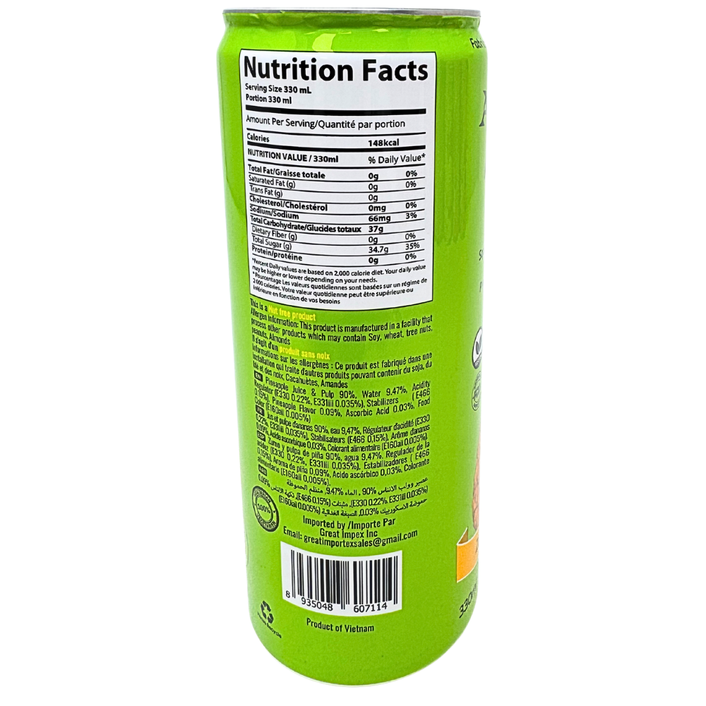 Amazing Pineapple Juice (Vietnam) - 330mL