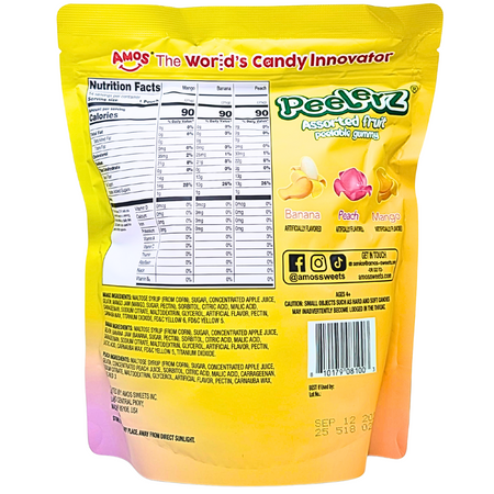 Amos Peelerz Assorted Fruit - 12.35oz
