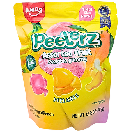 Amos Peelerz Assorted Fruit - 12.35oz