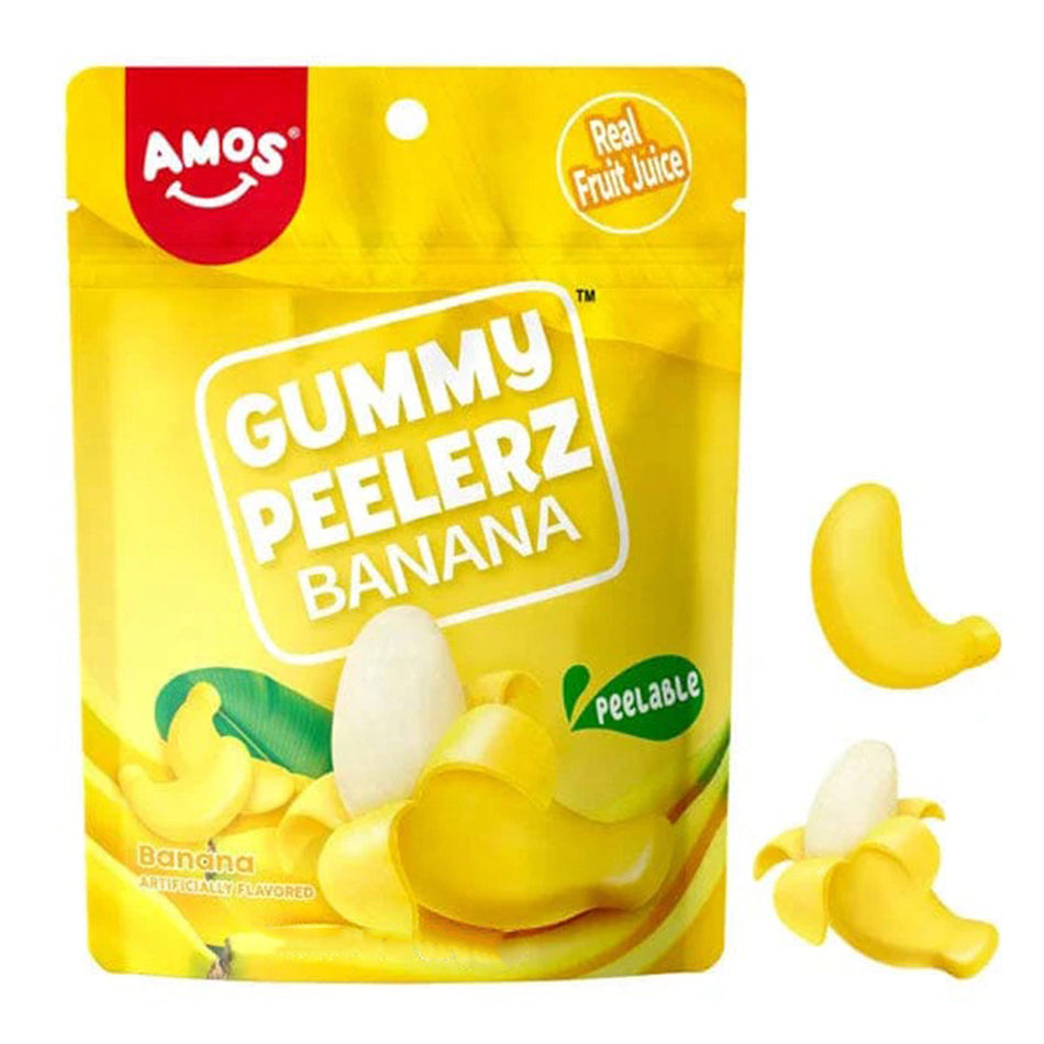 Amos Peelerz Gummy Banana - 6oz