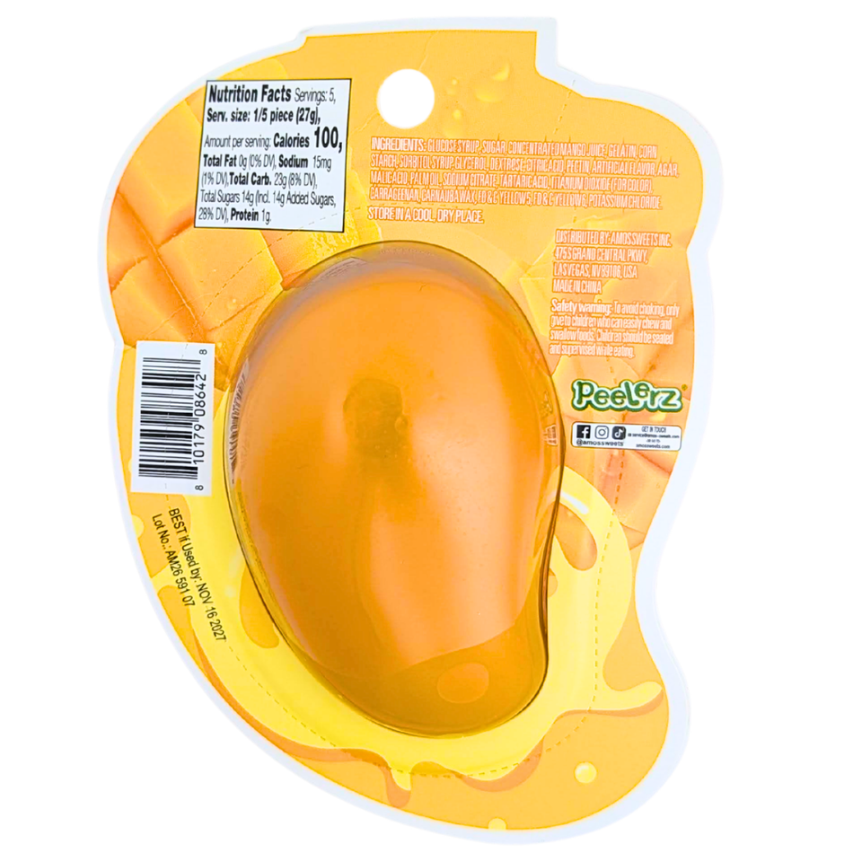 Amos Peelerz Giant Gummy Mango - 4.76oz