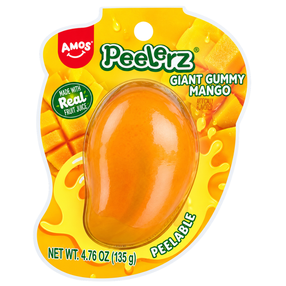 Amos Peelerz Giant Gummy Mango - 4.76oz