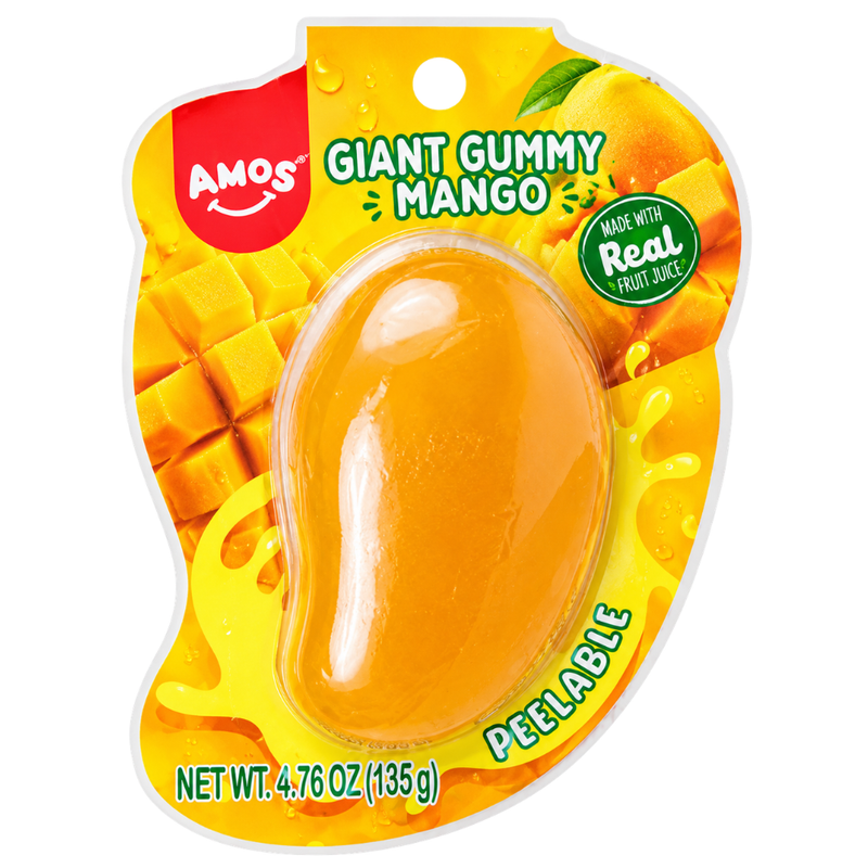 Amos Peelerz Giant Gummy Mango - 4.76oz