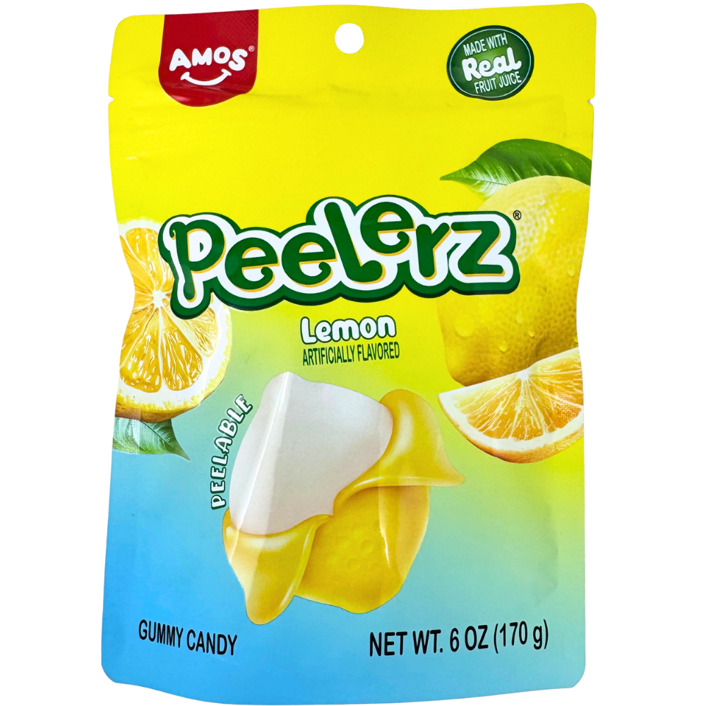 Amos Peelerz Gummy Lemon - 6oz