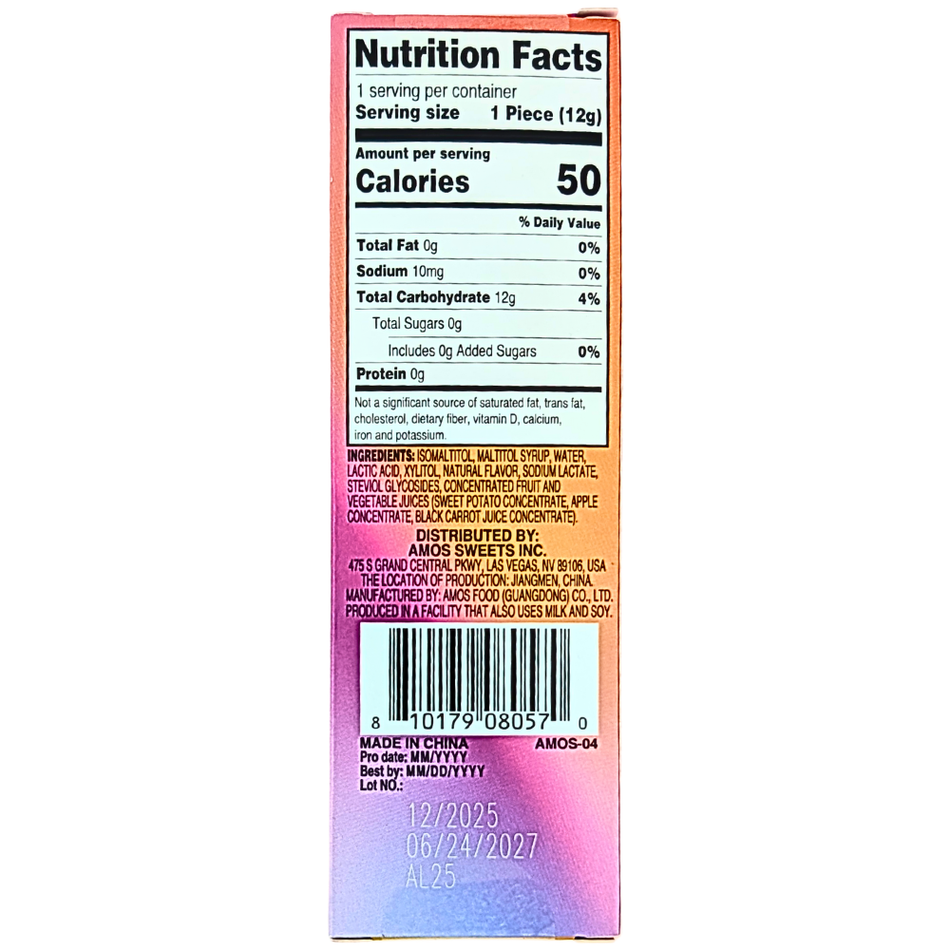 Amos TastySounds Audio Lollipop - Watermelon - 0.42oz